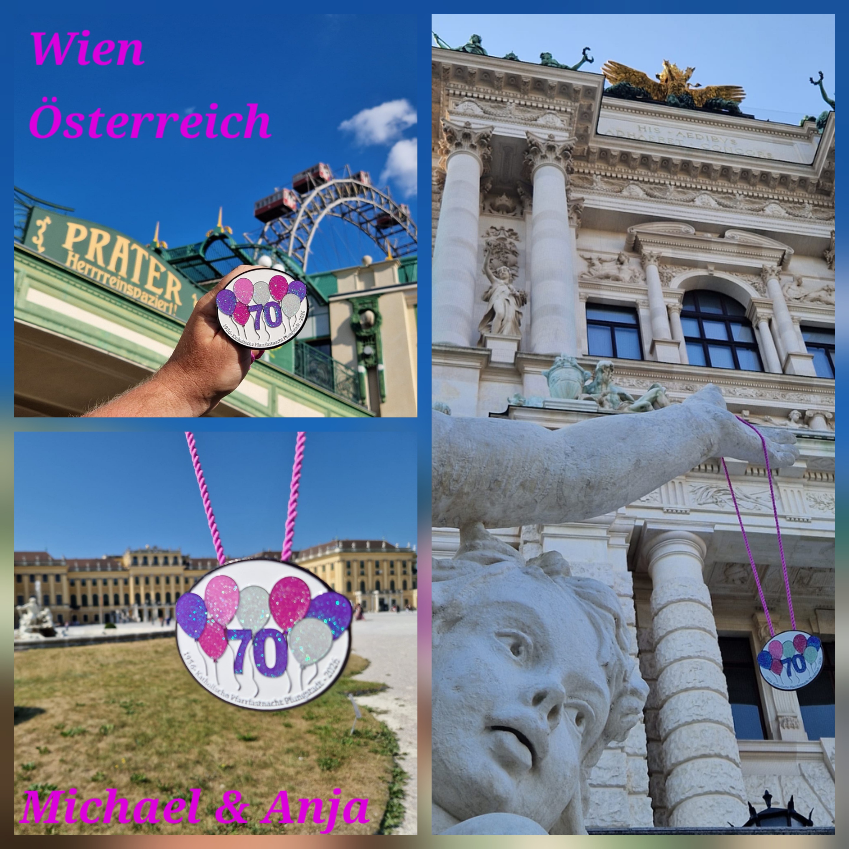 Der Jubiläumsorden auf Reisen in Wien, Österreich